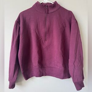 a‎ new day Women's Plum Half-Zip Sweatshirt
